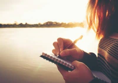 woman writing